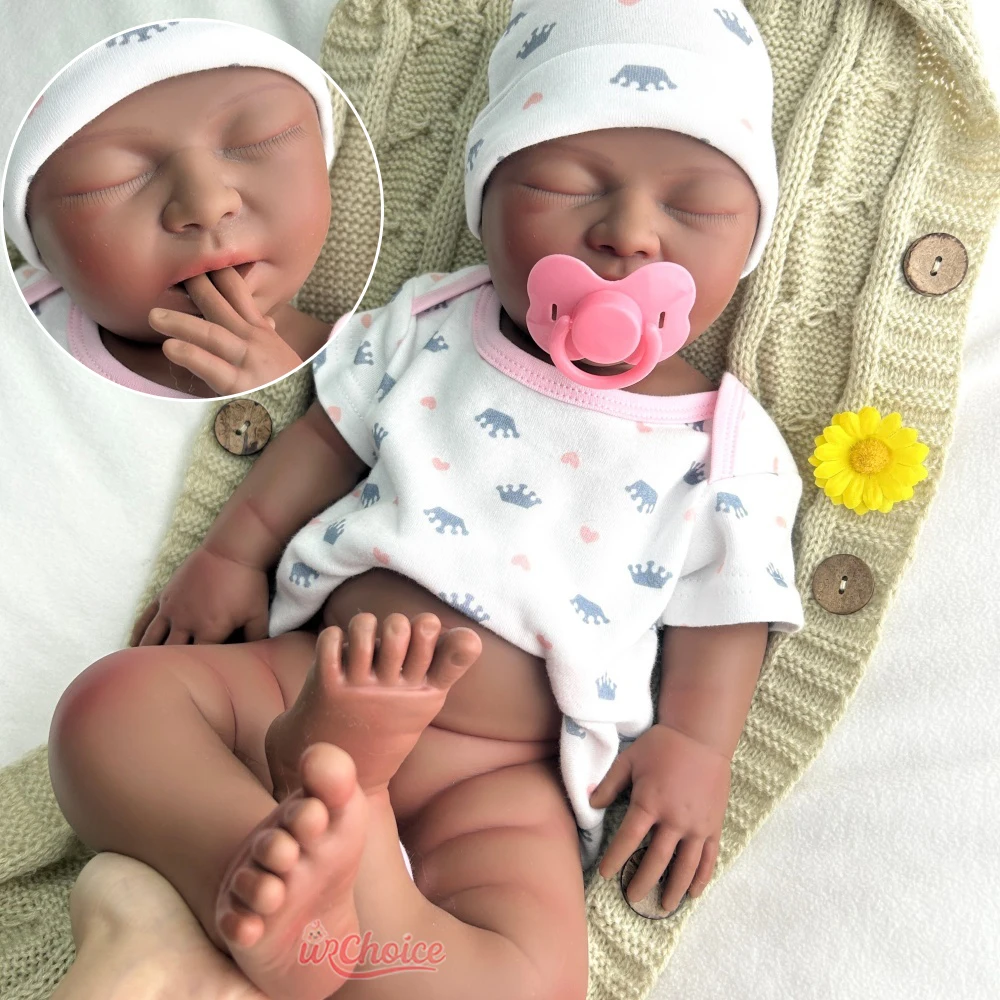 

22 "Реалистичная силиконовая кукла, мягкая водонепроницаемая реквизит для художника Reborn для маленьких девочек, изысканные детали, кукла возрождения для скульптуры и макияжа