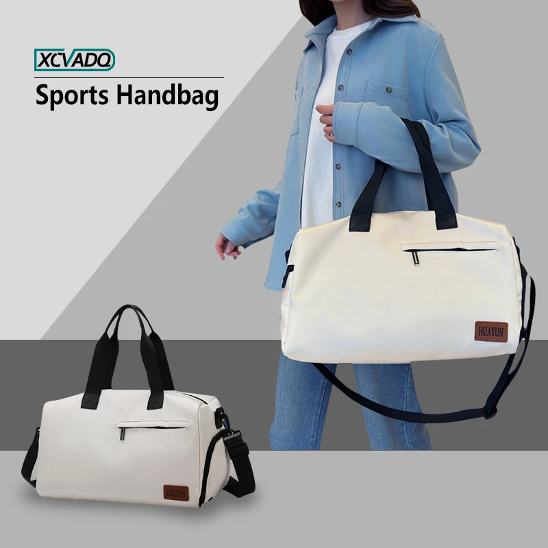 

1pcs Gym Bag for Women with Shoe Compartment And Wet Pocket,Carry on Weekender Overnight Travel Duffel Bags