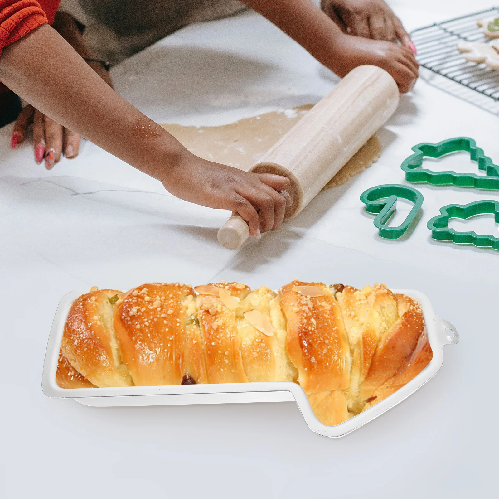 

3D Number 1 Aluminum Baking Pan Cake Mold Microwave Metal Tool For Daily Home Bakery Use Small Size Easy Demoulding Convenience