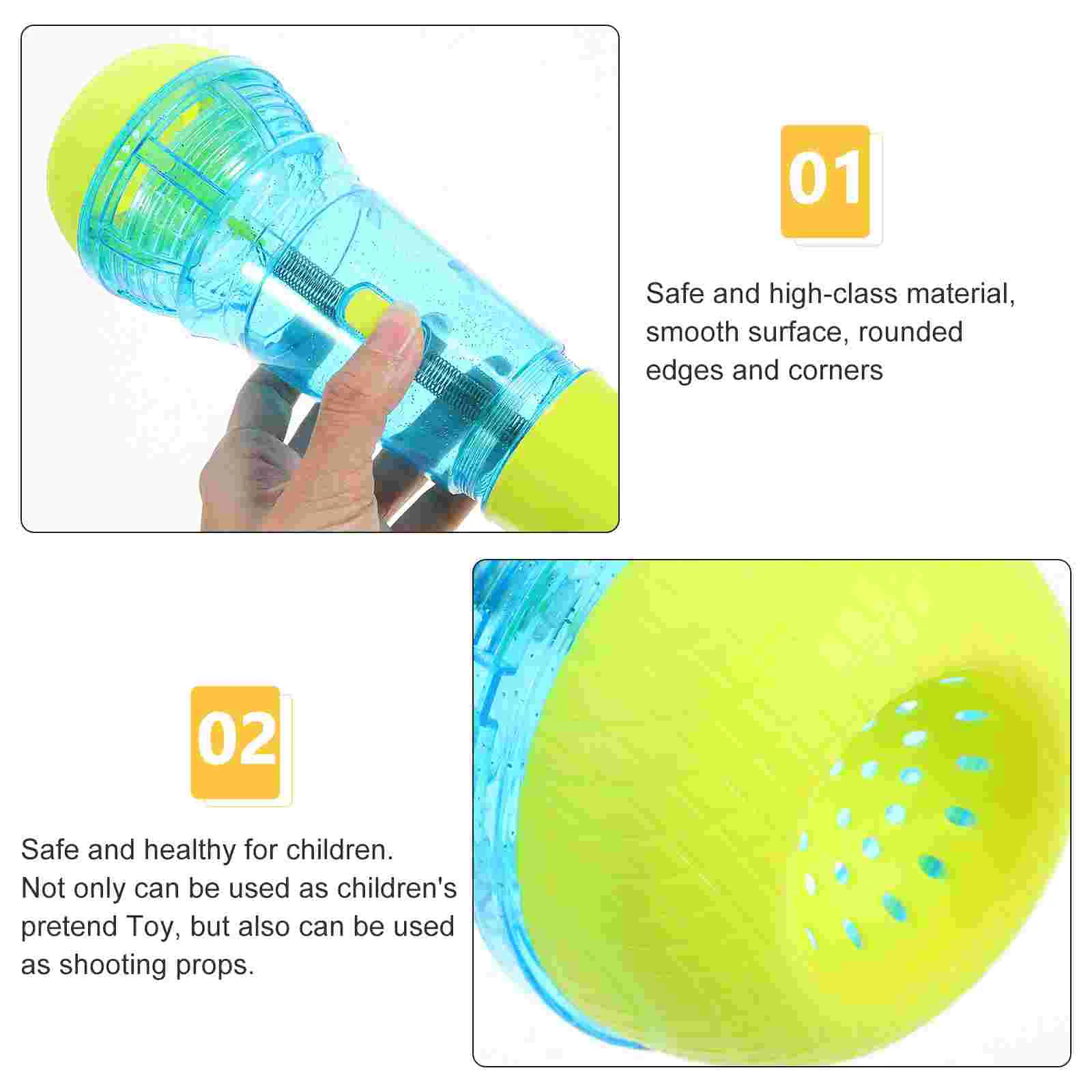 Plastic Echo Microphone Toy Kids Pretend Play Cosplay Props Lightweight Compact Safe Material Stage Performance Party Favors