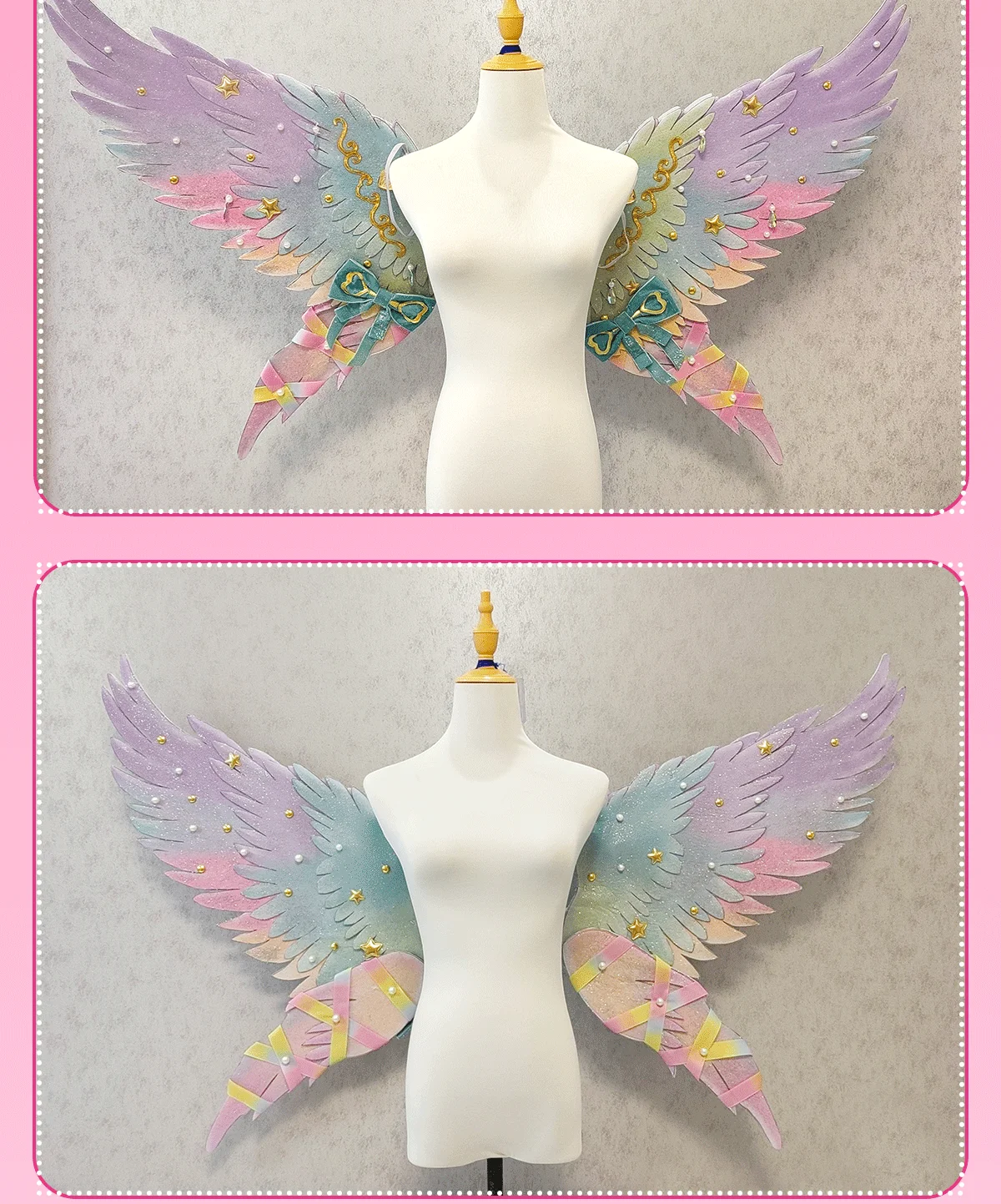 إيريليا إتش أيكاتسو ستارز! أزياء Nijino Yume التأثيرية للنساء فستان الأرض فستان لوليتا أجنحة النجمة النسائية