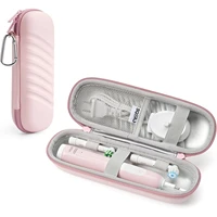 Estuche para cepillo de dientes eléctrico Oral-B Pro/iO/Philips Sonicare, bolsa de almacenamiento de viaje impermeable con protección de fundas de bolsillo de malla