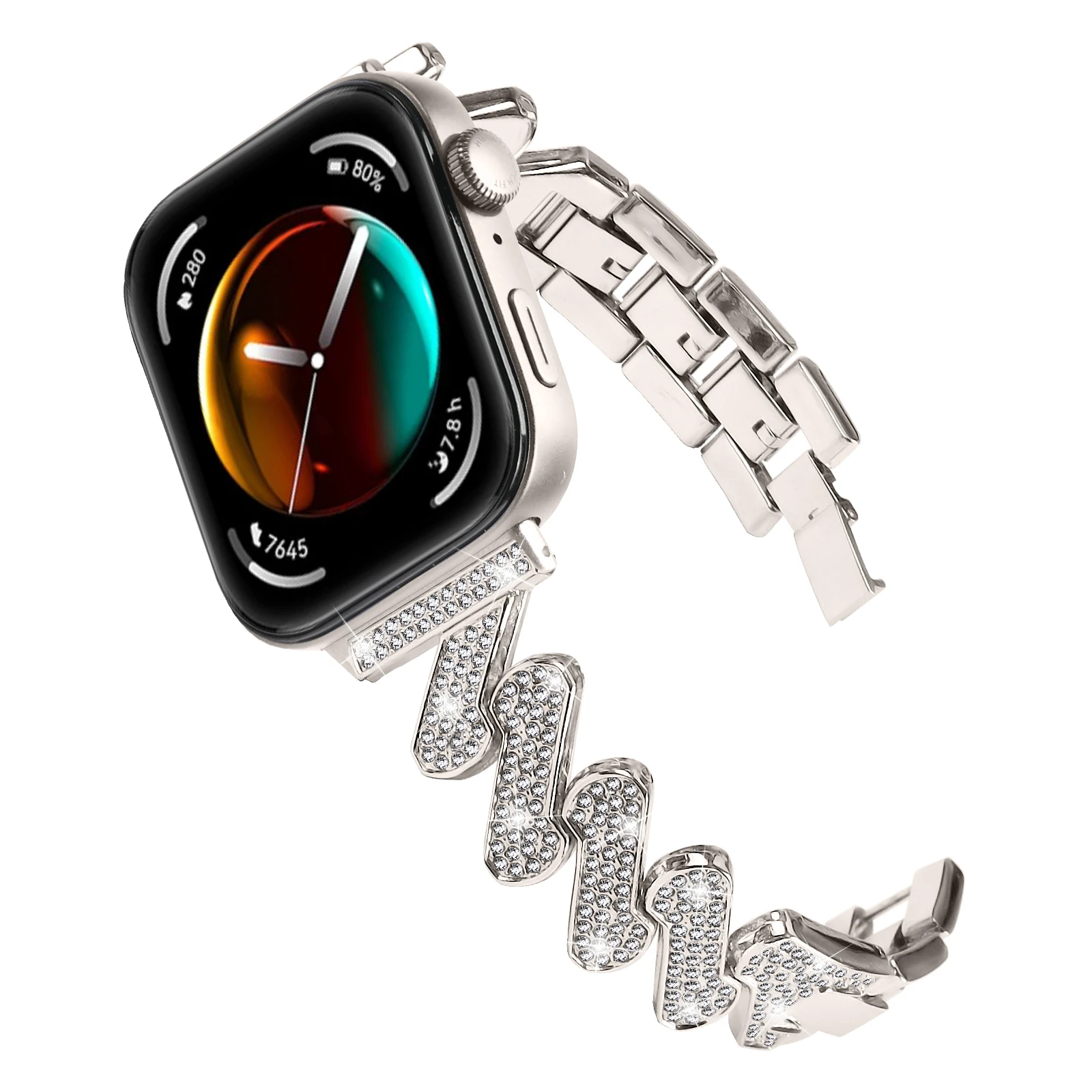 Ремешок для часов с бриллиантами для часов Huawei Watch Fit 3, аксессуары для умных часов huawei watch fit 3, металлический браслет для Huawei Watch fit 4/4Pro