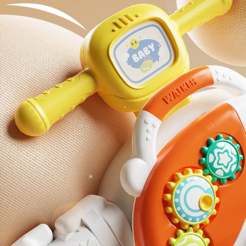 Push Walker-Spielzeug für Kleinkinder, Multifunktions-Lernwagen, Anti-Kipp-Lauflernhilfe, 1-jähriges Geschenk, Gehhilfe für Kleinkinder, sicher und stabil