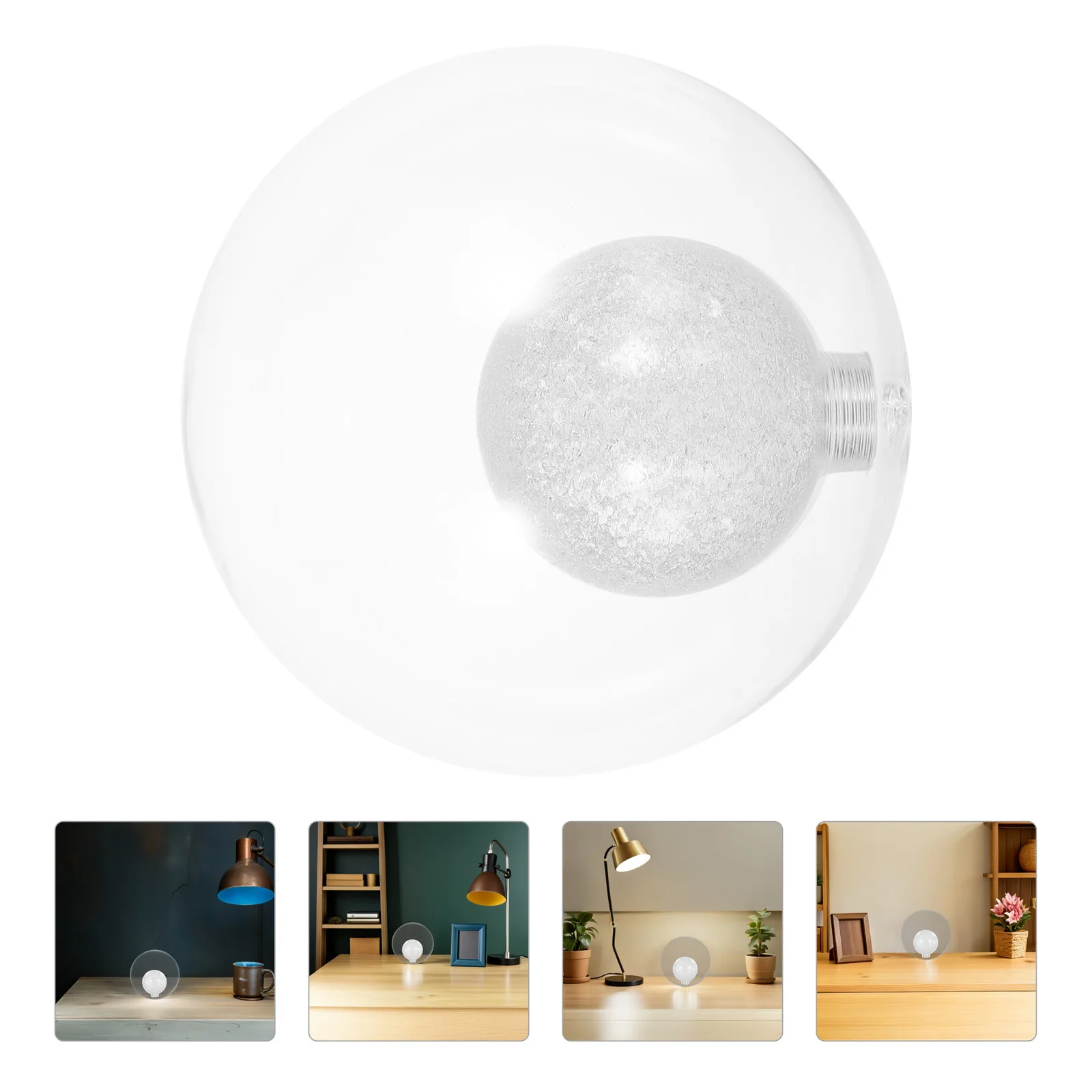 

Стеклянный абажур, двухслойный, тройной, вогнутый, круглый глобус для G9, замена лампочки, современный потолочный светильник, стеклянный купол