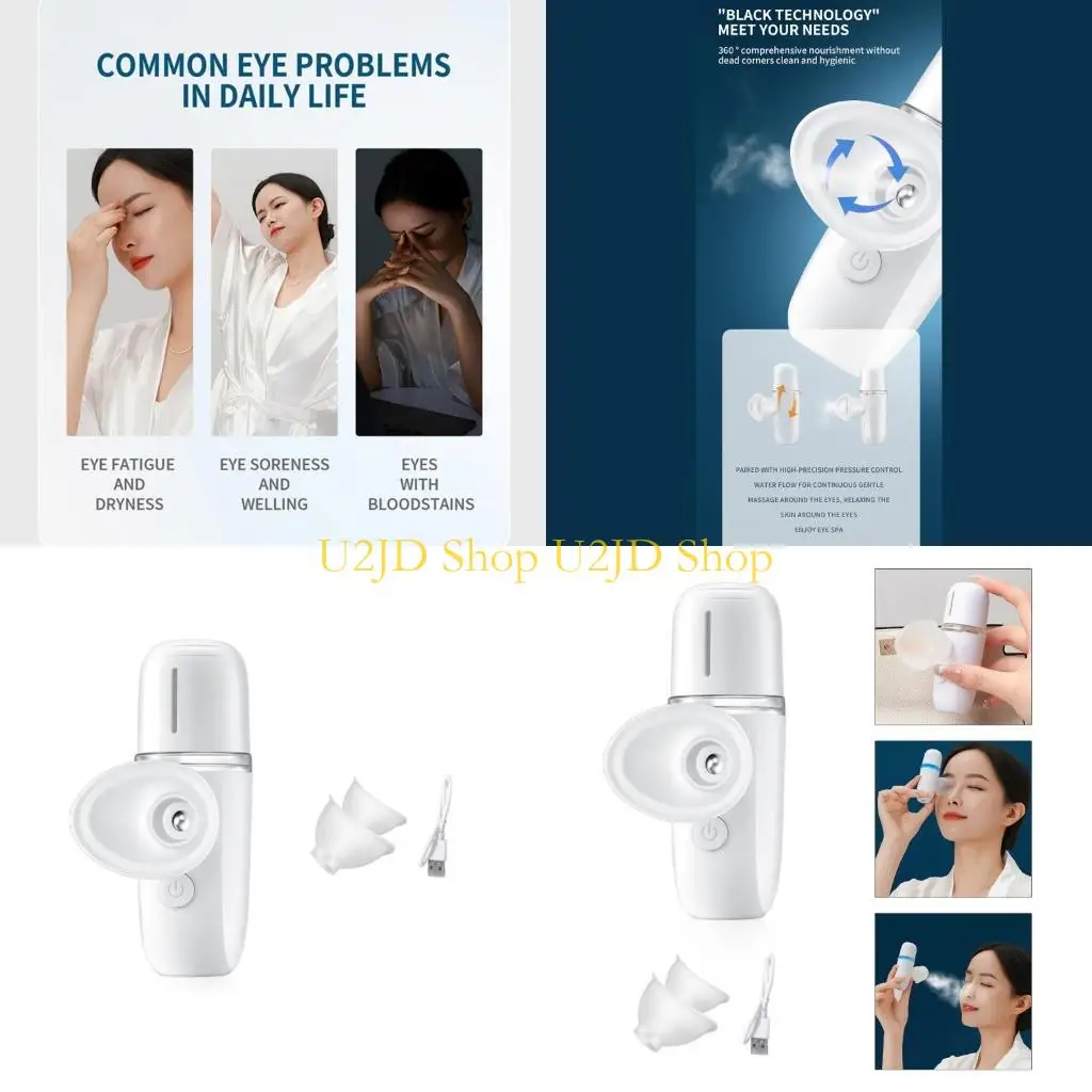 U2JD draagbare oogmistspuiter elektronisch oogverzorgingsapparaat voor rustgevende ogen