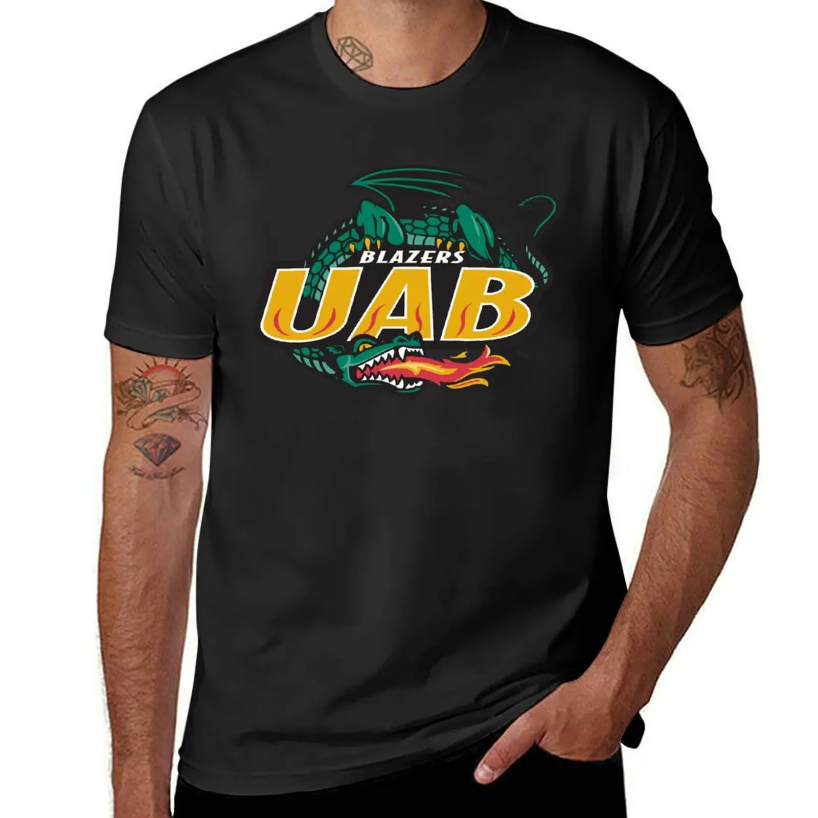 uab blazers Classic T-Shirt tops hippie clothes t shirt for men