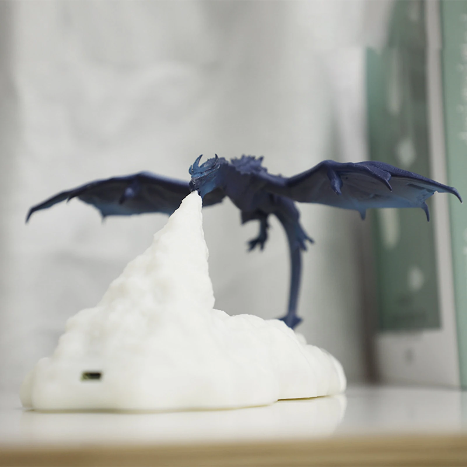 3D Impresso Fire Dragon Night Lâmpadas, Requintado e Compacto Luz de Cor Vermelha, Decoração de Quarto Infantil, Presentes de Férias