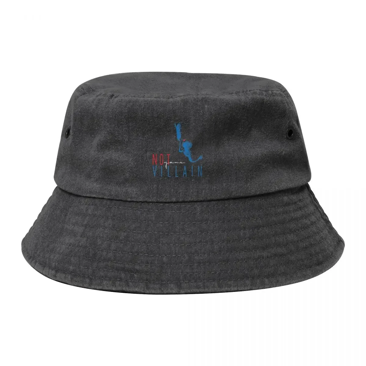 Not Your Villain Bucket Hat Cap Ball Cap Caps For Men Women's