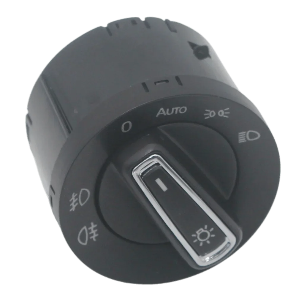5ED 941 431 A 5ED941431A 5ED 941 431C For Octavia 2014-2023 Auto Headlight Switch Chrome Automatic Head Light Fog Lamp Knob