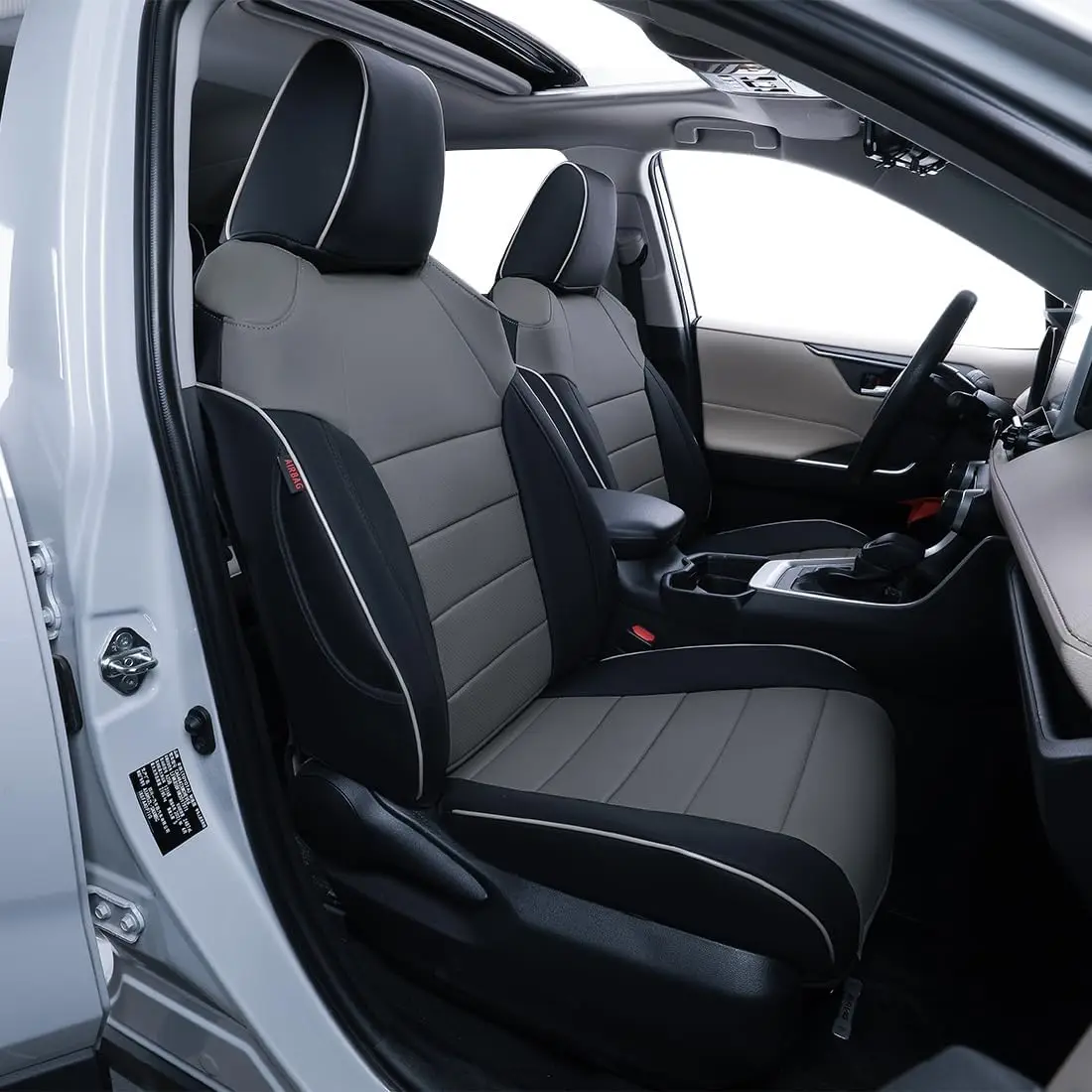 

Чехлы на сиденья Rav4 для Toyota Rav4 2016 2017 2018 (гибридный) LE, SE, XLE, ограниченный заказ, кожаный чехол на сиденье автомобиля, полный комплект для грузовиков, Water