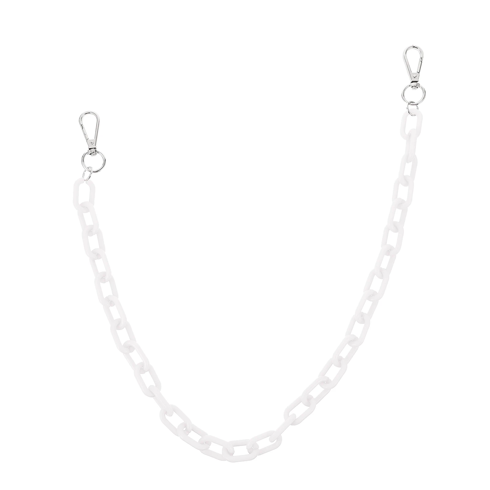 

1Pcs Stylish Acrylic Waist Chain for Jeans Hip Hop Pants Punk Belt Chain Dancer Fashion Accessory with Shiny Clasps