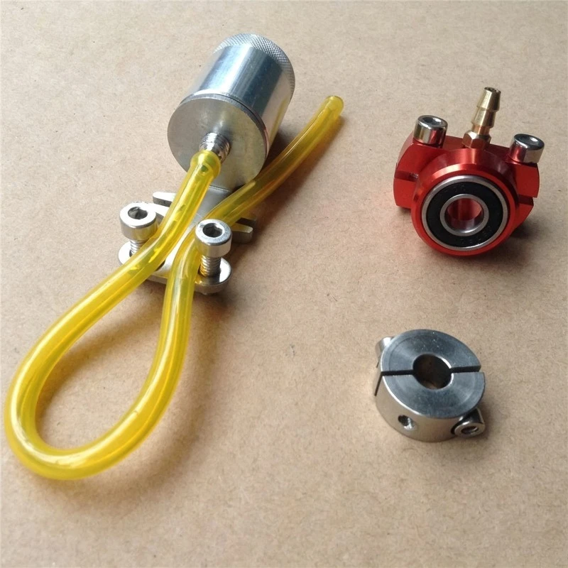 6.35mm Bearing Bracket, Flex Shaft Mount w/ Grease Cup & Shaft Lock for RC Boat