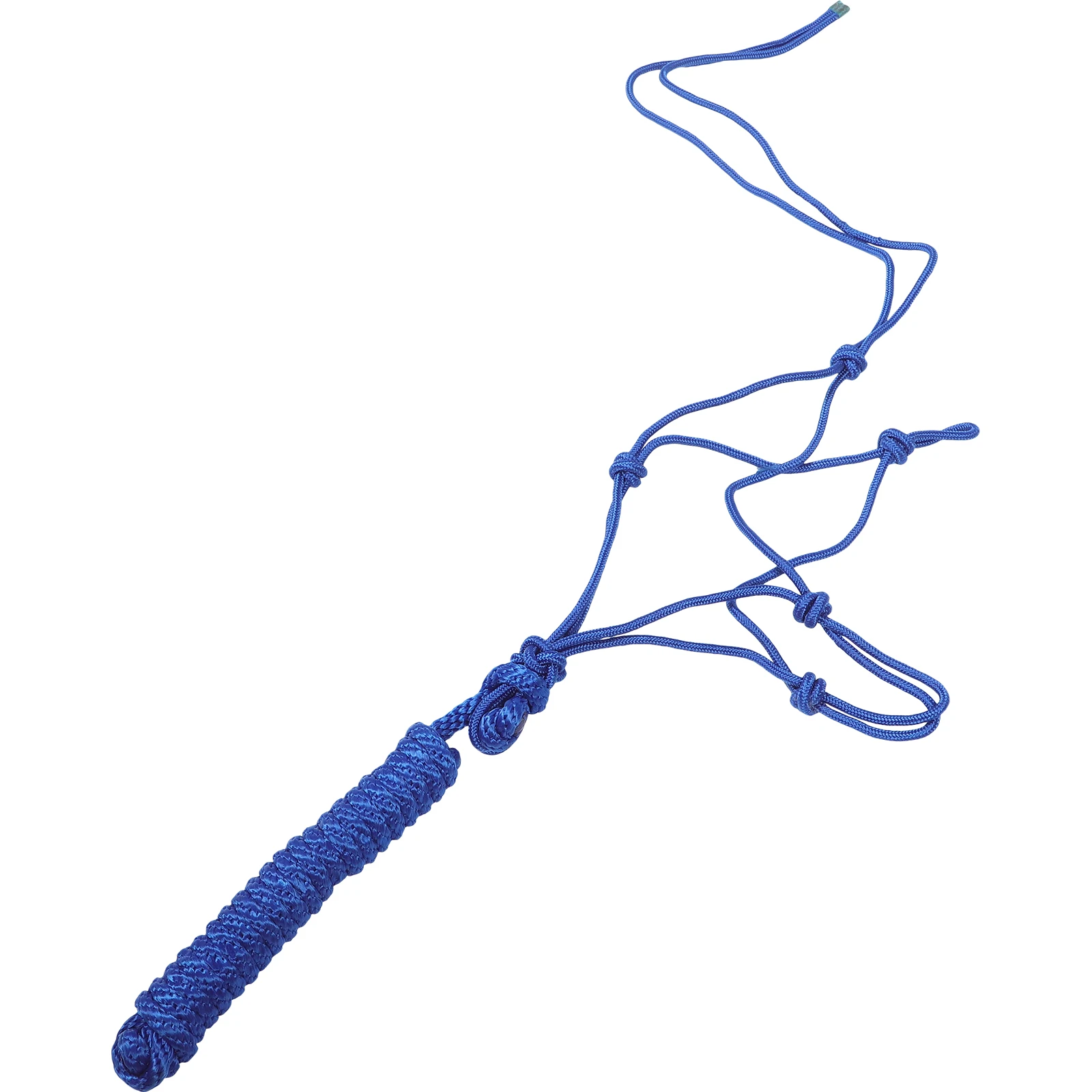 

Rope-woven Horse Halter Dragon Head Blue Portable Braided Equipment Curb Chain Bits halters horse bridle breast
