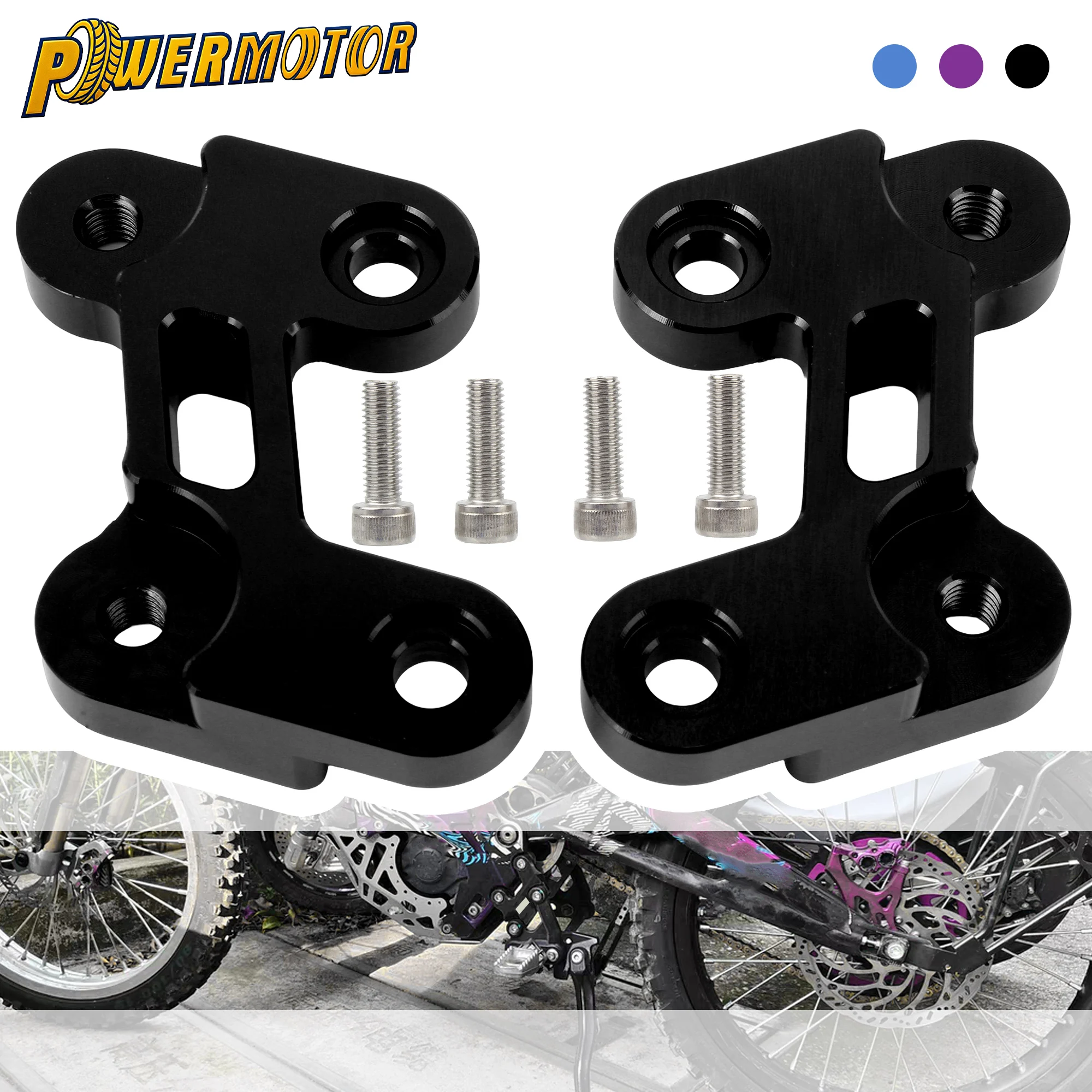 

Motorcycle Foot Pedal Lower Bracket For Surron Light Bee X S Segway X160 X260 E-Bike Motocross Footrest Lowering Holder Parts