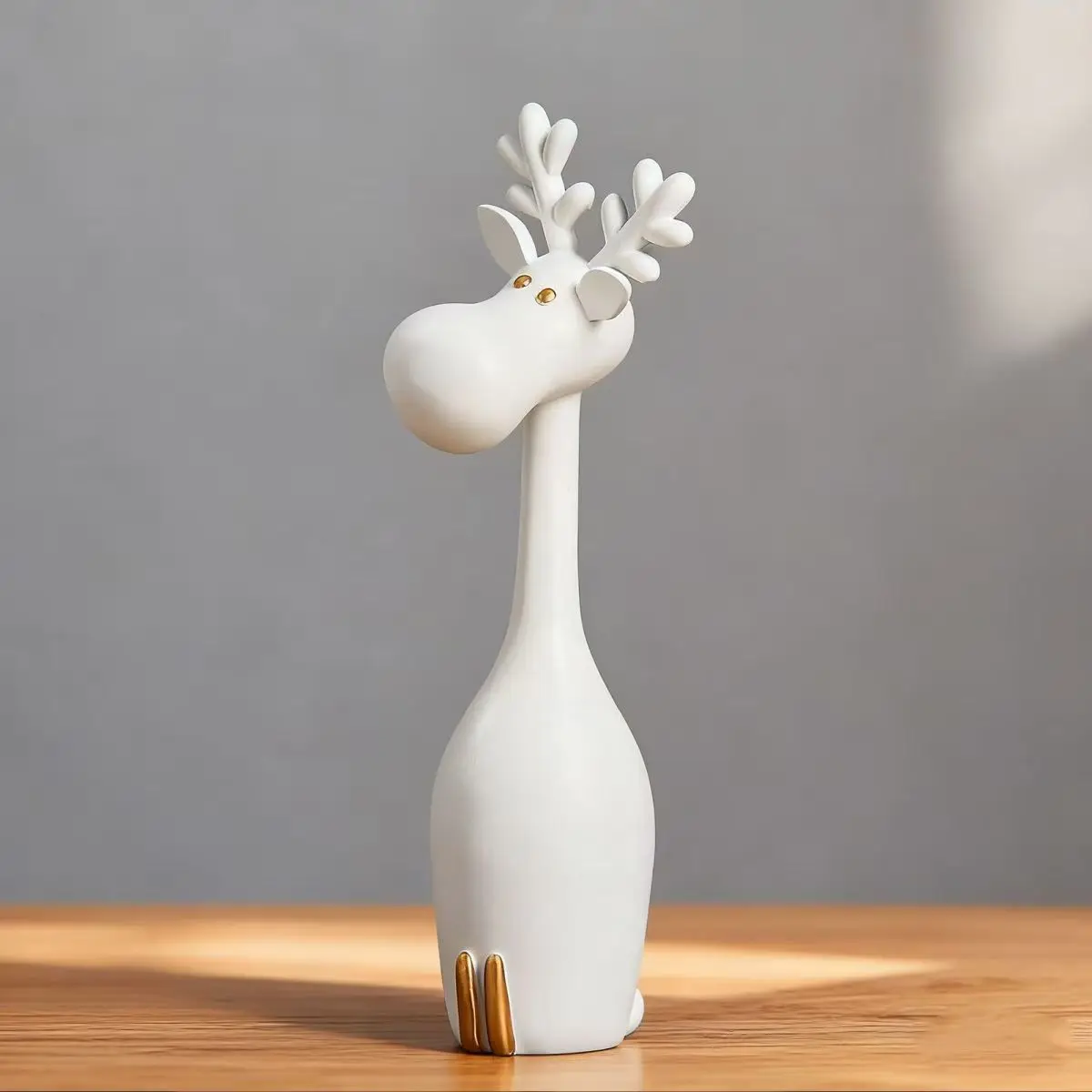 

Nordic Creative Home Decoration Elk Handicraft Home Living room Office Decorative Ornament Vintage Collectible Craft Deskt Decor