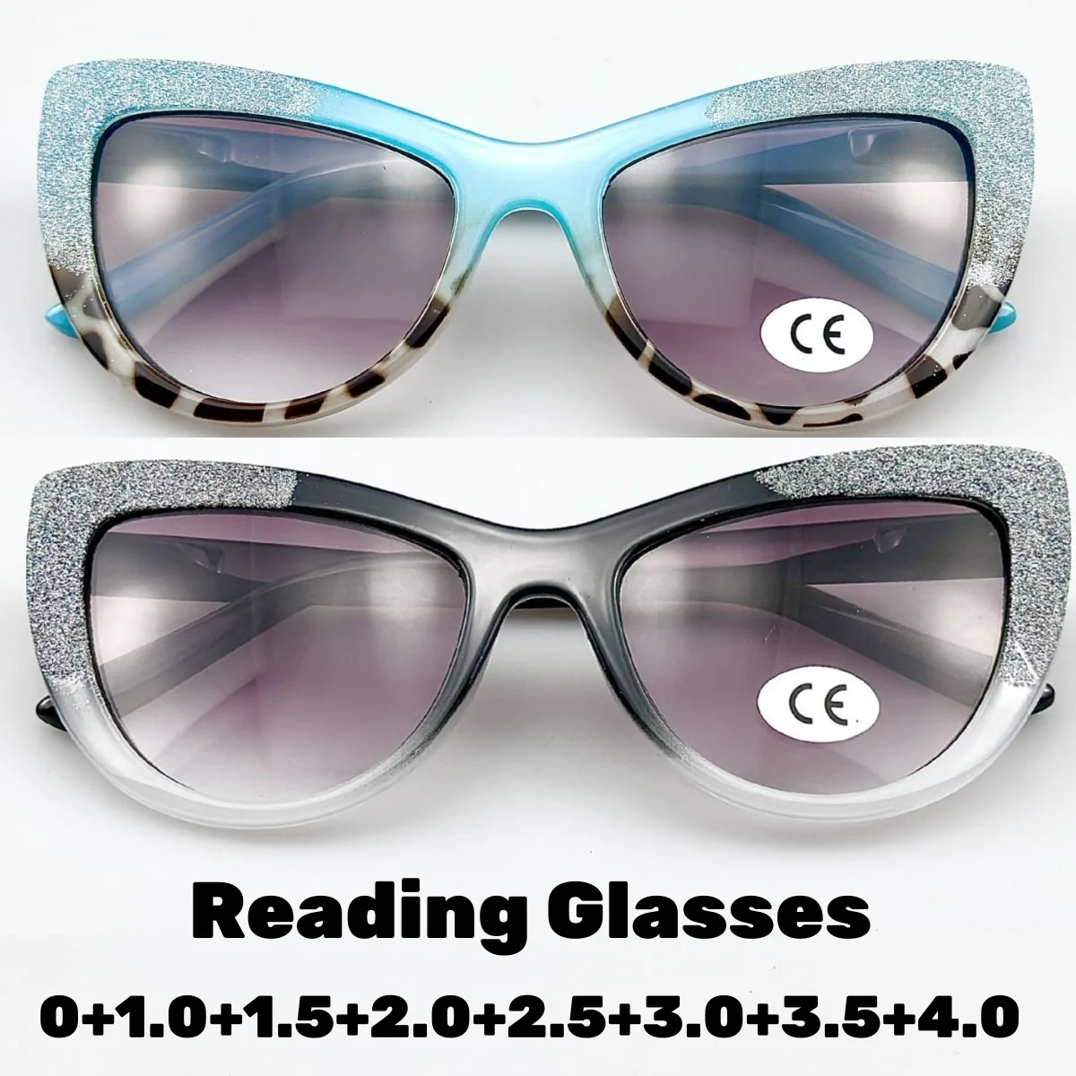

Retro Cat Eye Presbyopia Glasses Women's Fashion Butterfly Shaped Sunglasses Ultra Light High-definition Far Sight Eyewear +2.0