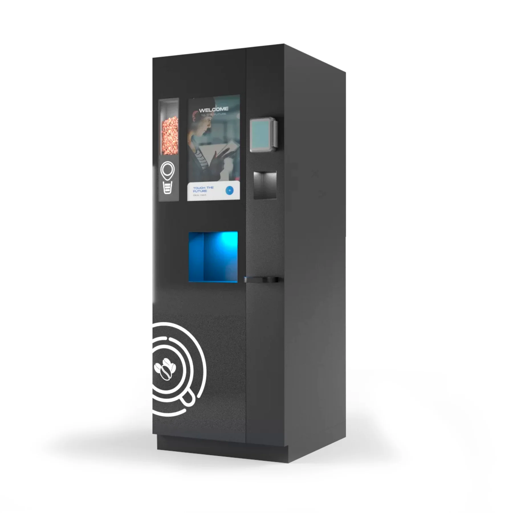 MSG Coffee PRO Self-Service Automatic Vending Machine Coin and QR Code Payment System with SDK Functionality