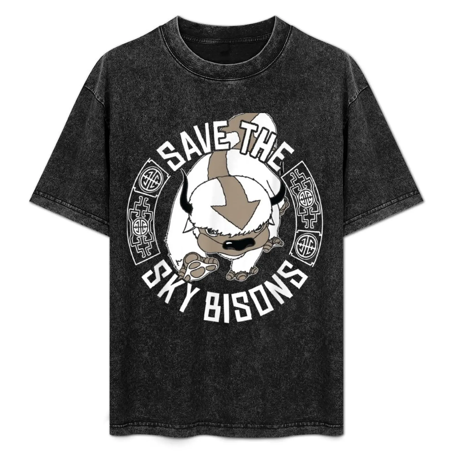 

Save The Sky Bisons With Bison Head T-Shirt Cool Dry Performance T-Shirt