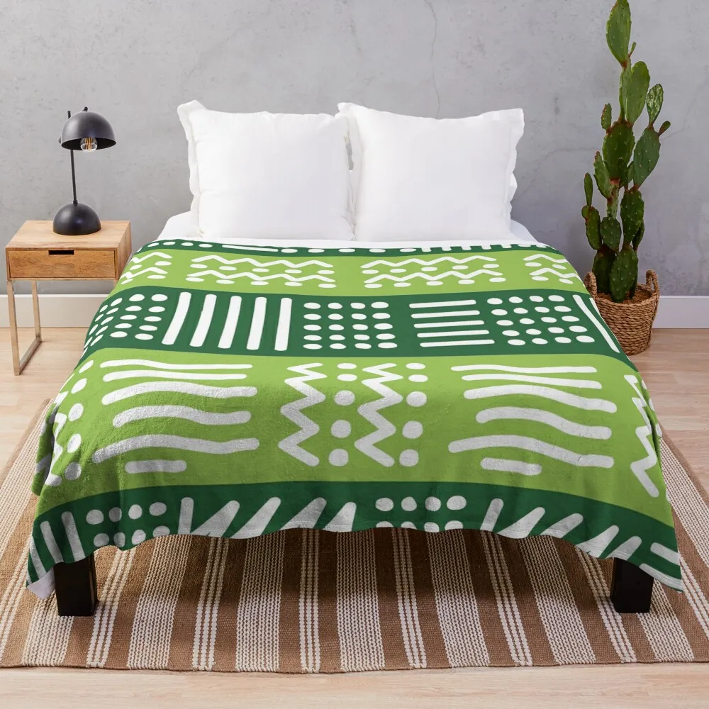 

African mud cloth Bogolan Throw Blanket for winter Quilt sofa bed Blankets