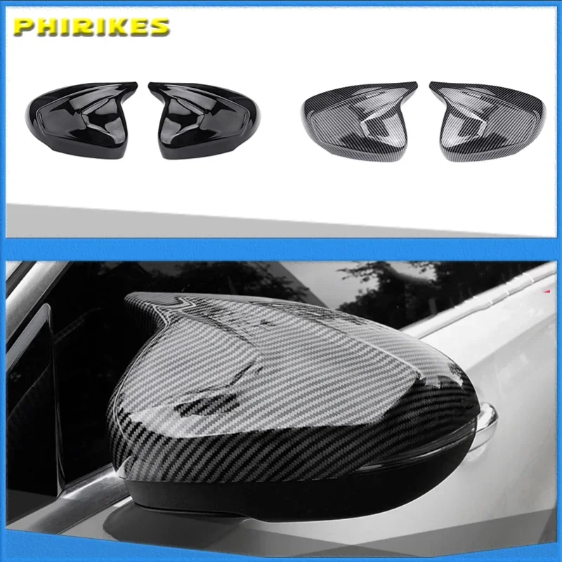 

Car Horns Rearview Mirror Cover For Mercedes Benz A Class CLA W177 C118 2018-2020 Left Hand Drive Mirror Cover Decoration