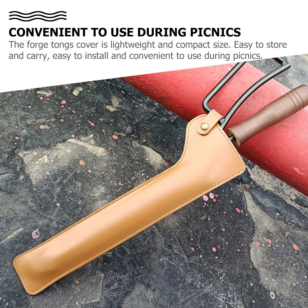 

Fire Tongs Cover Protective Case for Camping Picnic Lightweight Compact Durable Storage Bag Outdoor Travel Tong Sleeve