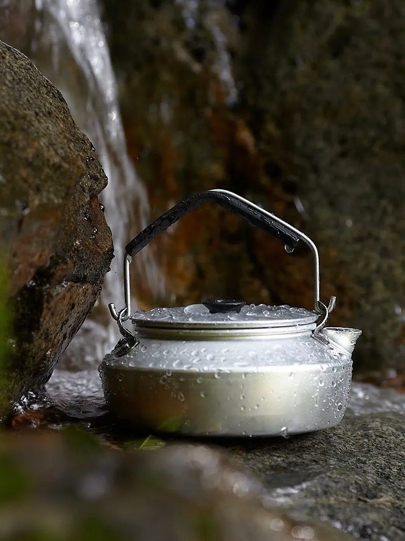 

Ultra-Light Portable Outdoor Cam Hiking Trangia Stove Pot Aluminum Water Kettle Tea Pot Stove for Cam And Hiking