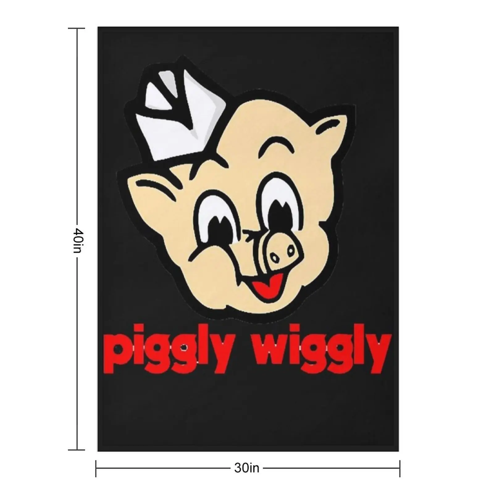 피글리 위글리 클래식 티셔츠 장식용 소파용 얇은 빈티지 웬즈데이 담요