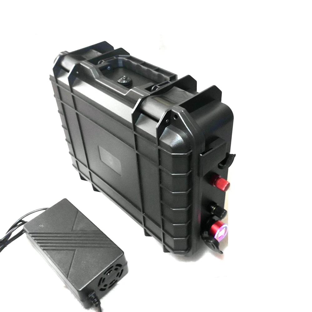 Paquete de batería de iones de litio de 24v, 100Ah, 24V, 150Ah, batería impermeable recargable para inversor de motor de barco