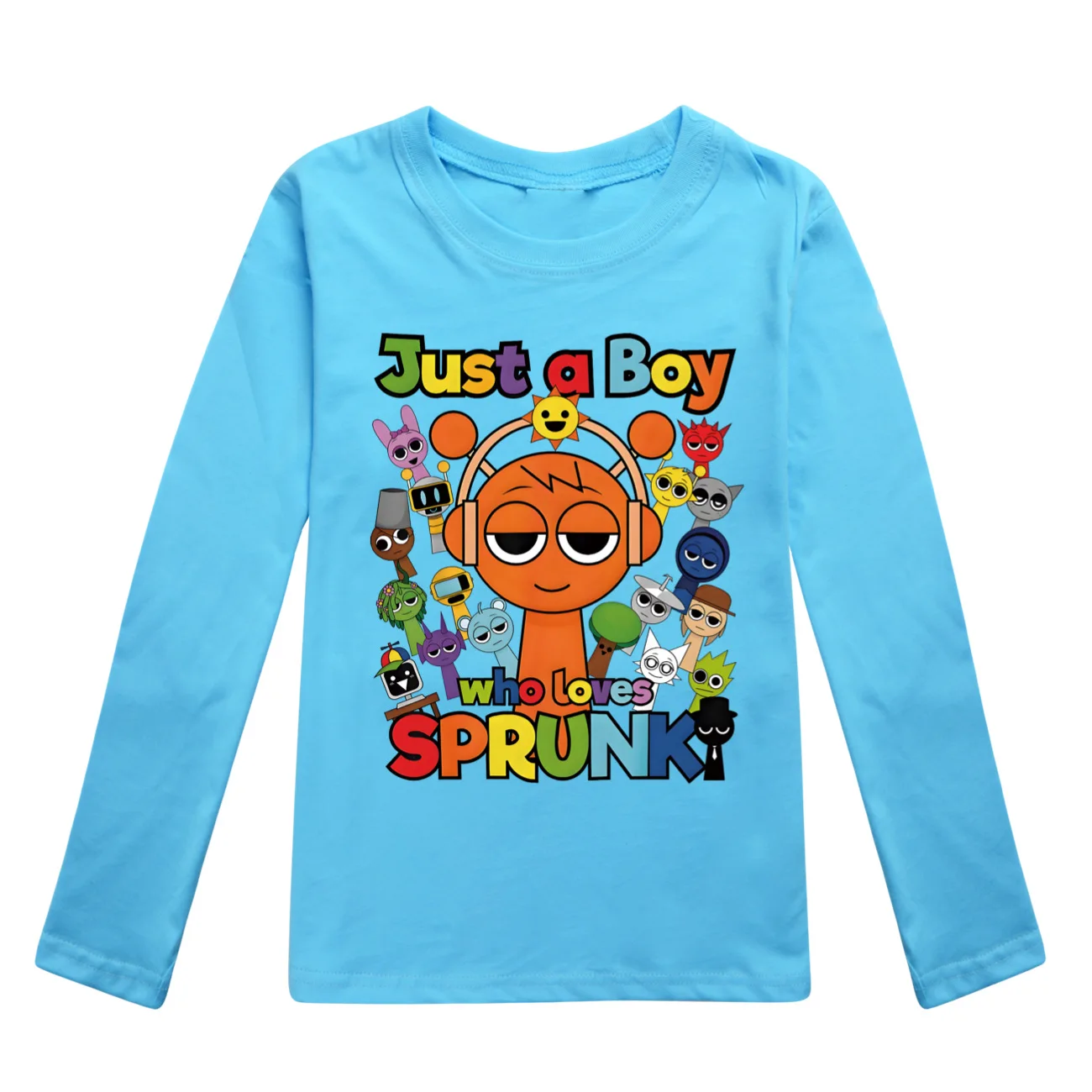 Sprunki Cartoon T-shirt Kids Game Incredibox Kleding Baby Meisjes Herfst Lange Mouw Tops Jongens Casual T-shirt Kinderkleding