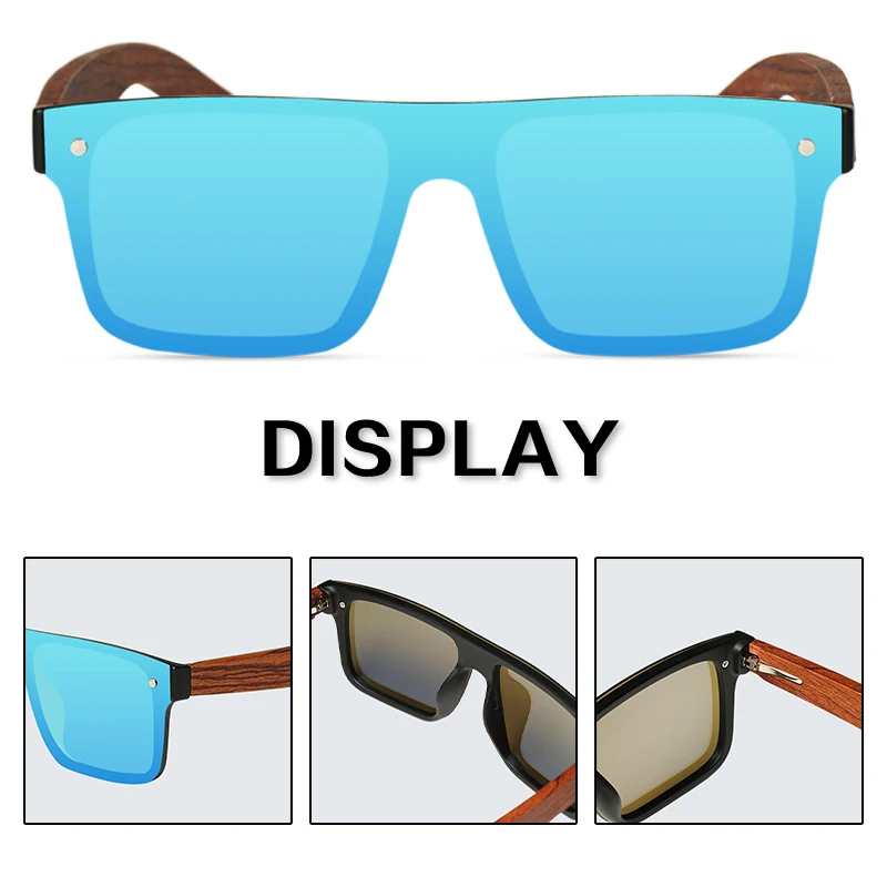 Thumbnail 4 - #81 Latest Wooden Frame Sunglasses Offers