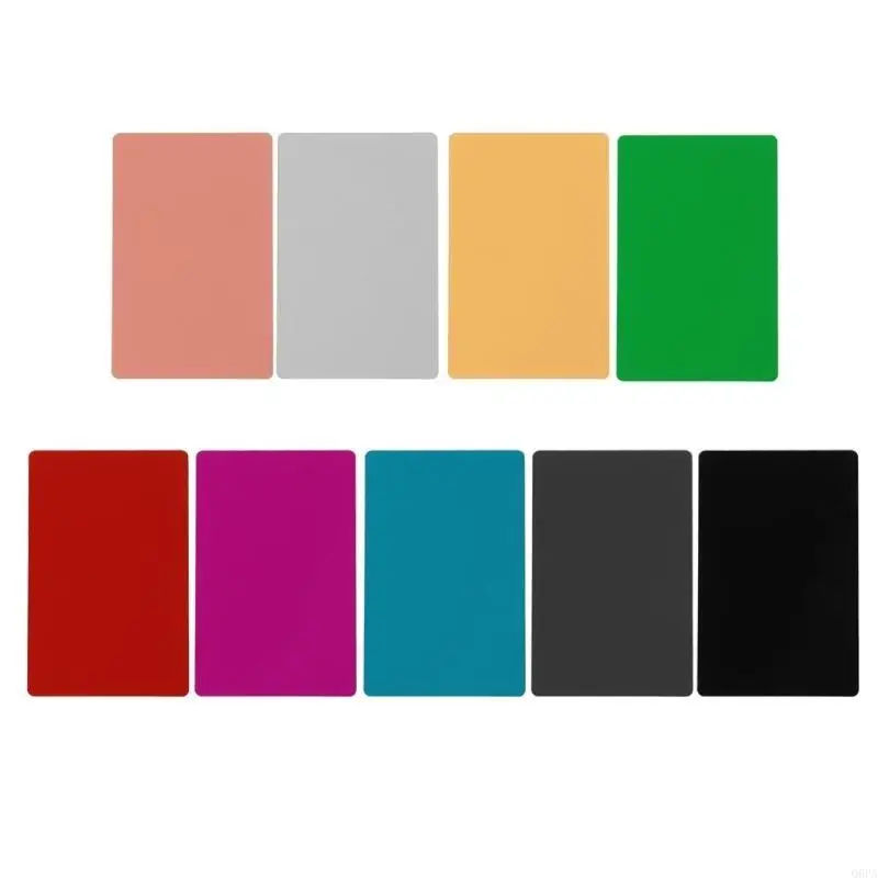 Q6PA khắc dấu hiệu doanh nghiệp Thẻ truy cập thẻ trống thẻ nhôm cho cửa hàng 50pc