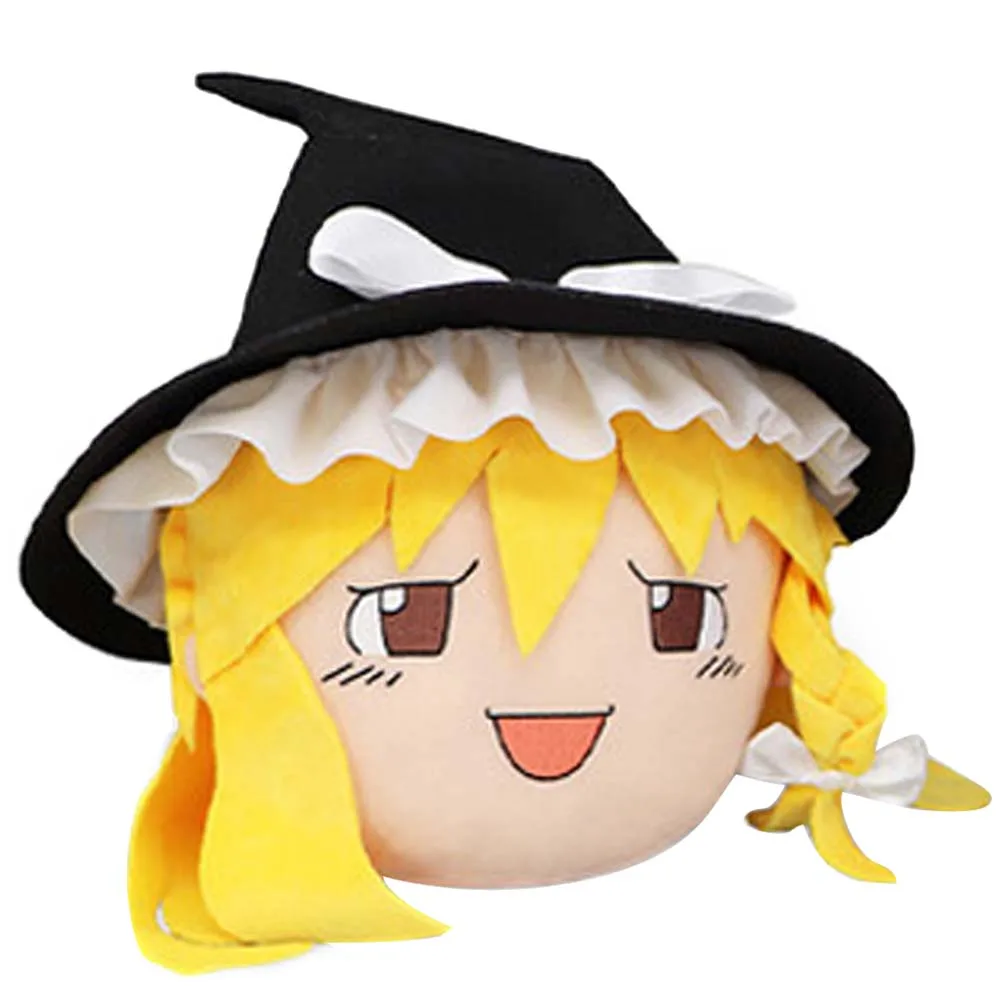 

New Cute Japan Anime Touhou Project Yukkurisa Kirisame Marisa Big Plush Plushes Stuffed Doll Toy Kids Gifts 25cm