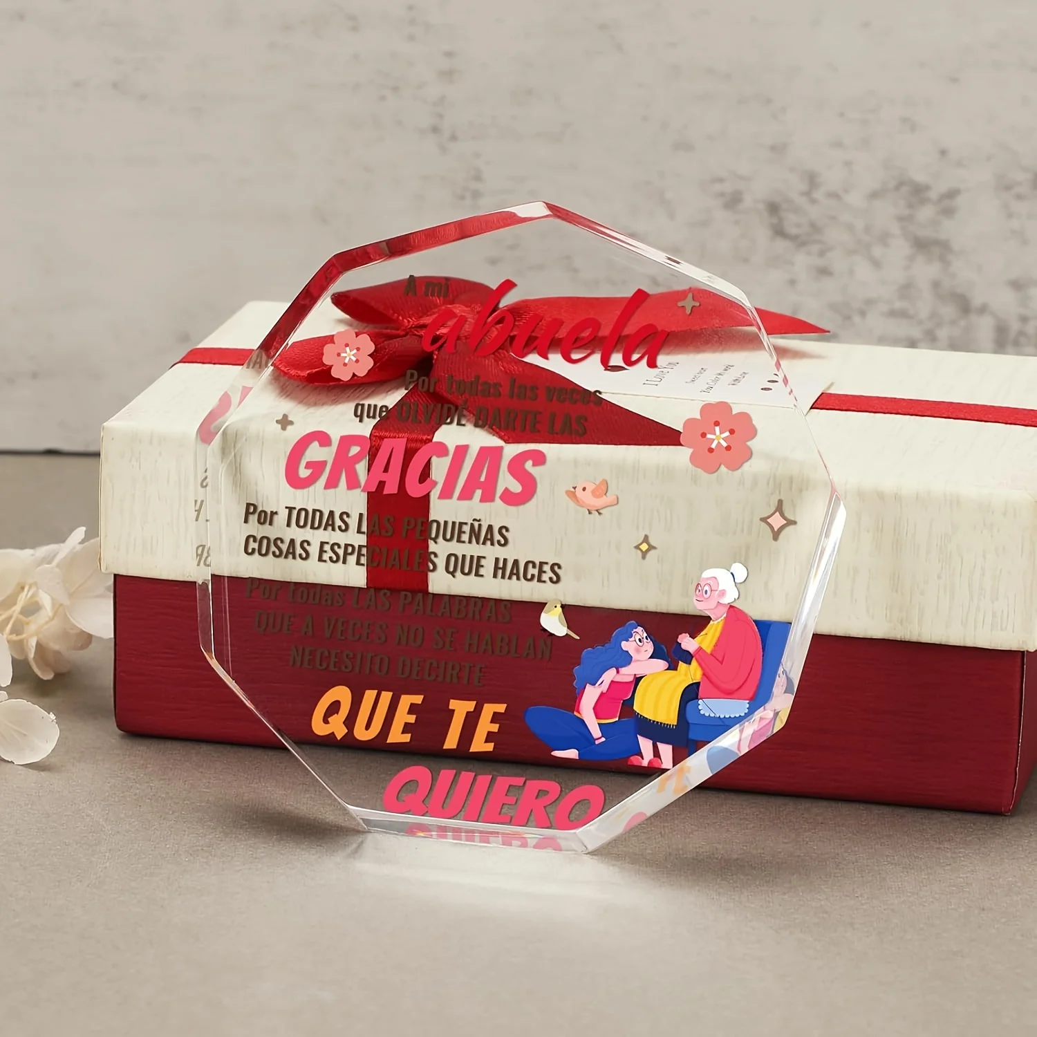 Grandma Gifts from Grandchildren in Spanish, regalo abuela, regalo para abuela, Spanish Grandma Birthday Gifts regalos abuela Ac