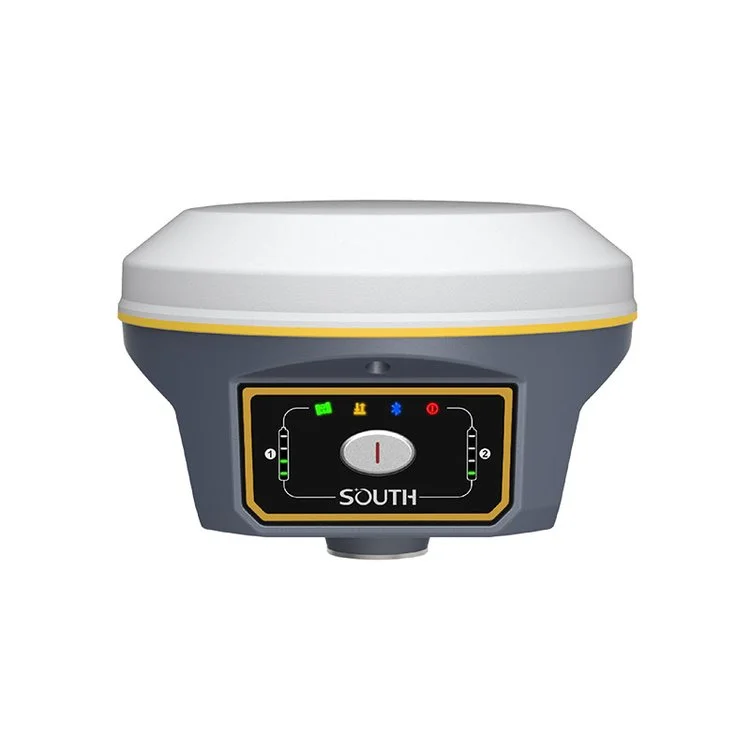 Best New South G9 Gnss Rtk 1598 Channels All Antenna Built-in Dual Batteries Support Hot Swapping Internal Radio Distance 10km