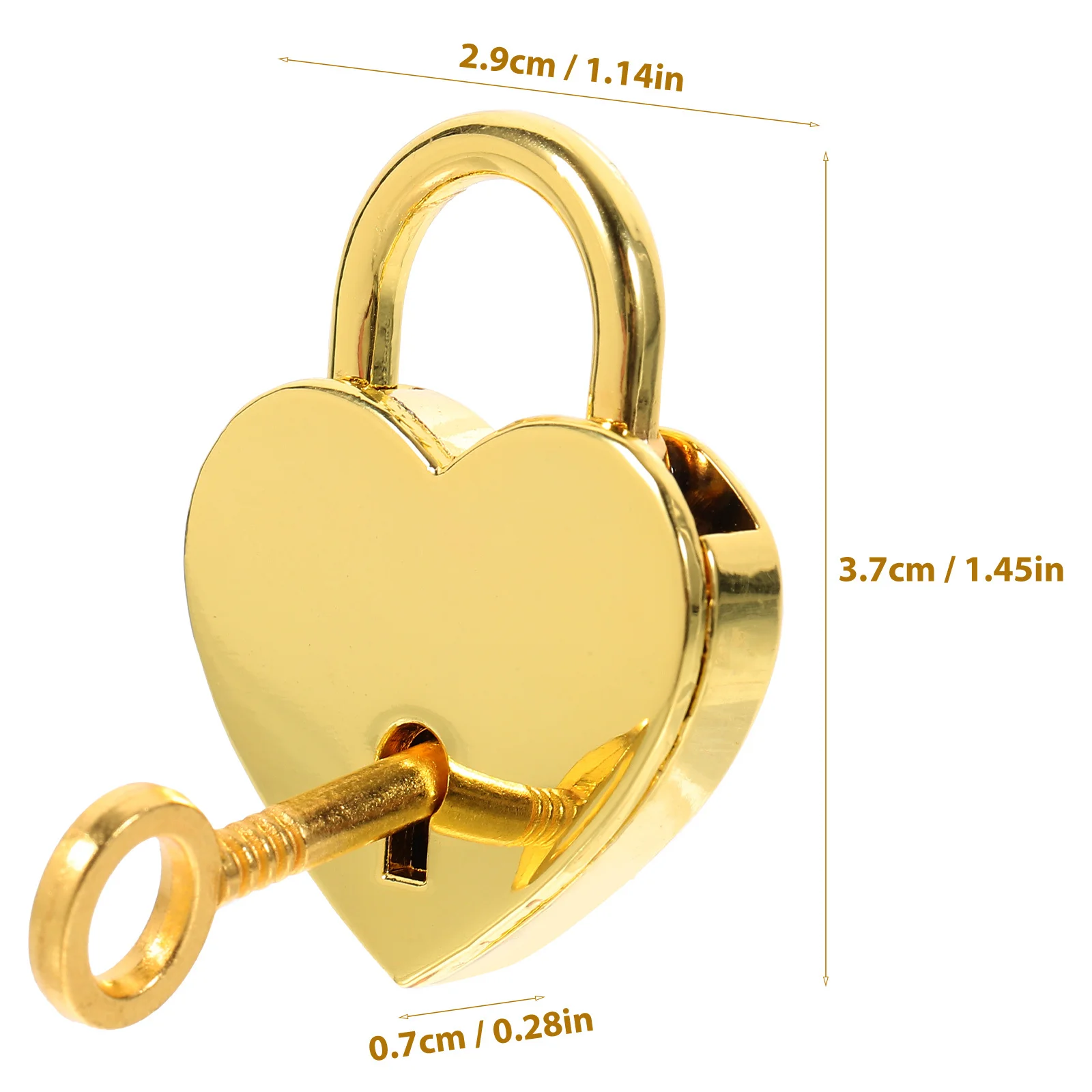 Coppia di coppie di piccoli cuori che desiderano lucchetto per bagagli Lucchetto per zaino piccolo Valigia Diario Portagioie Zaino per il petto Sicurezza