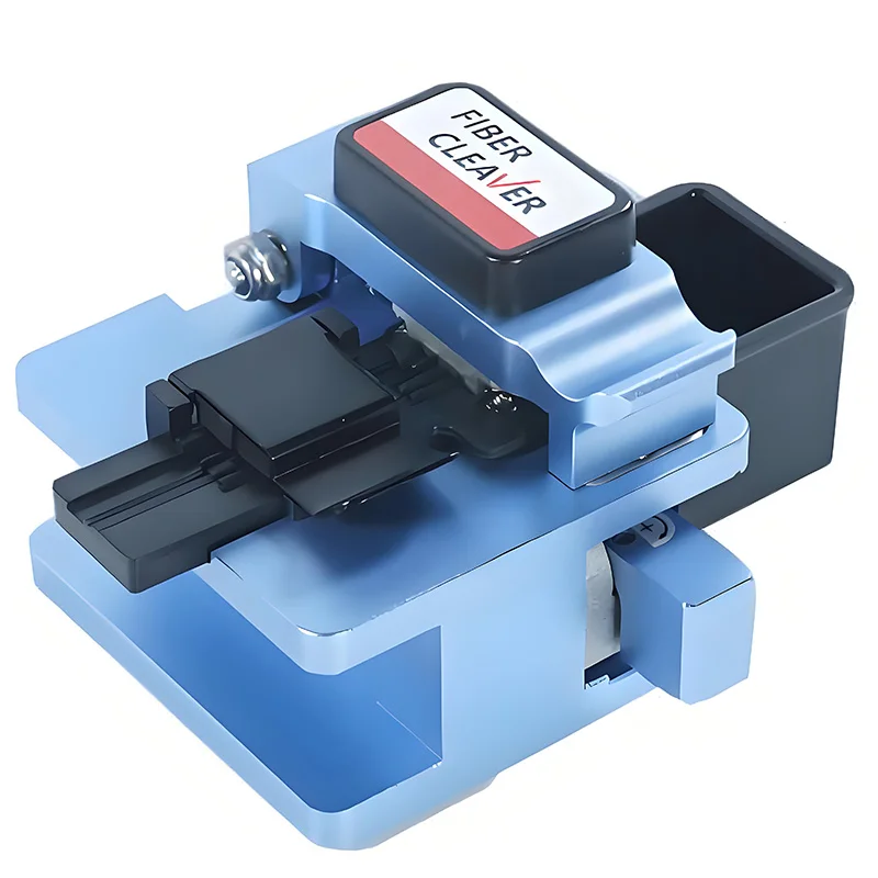 

ALLSTRONG Fiber Cleaver TT-FO-GR-47 High Precision Cold and Fusion Connection FTTH Optic Tool Cable Cut Automatic Return Blue