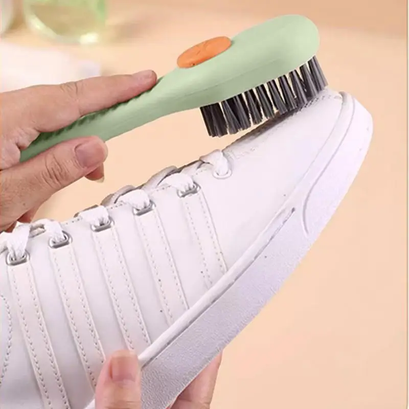 Laundry Brush Shampoo Adding Household Shoe Cleaner Brush Ergonomic Liquid Adding Shoe Cleaner Brush Clothing Board Brush For