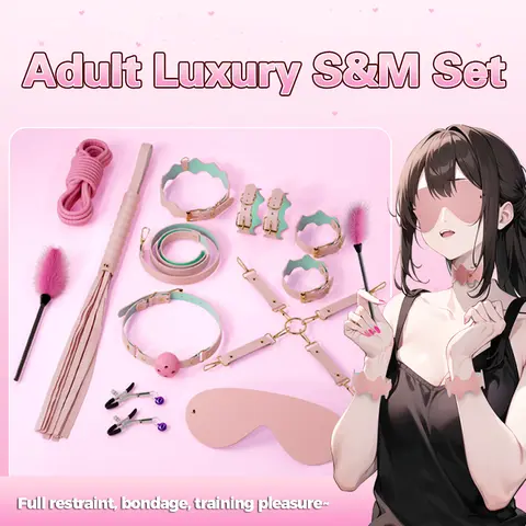 11 PCS/SET sexx Leather Bdsm Bondage Kit Bed Restraints SM Slave Fetish Handcuff sexx Toys for Couples sexxy Erotic Toys sexx Tools