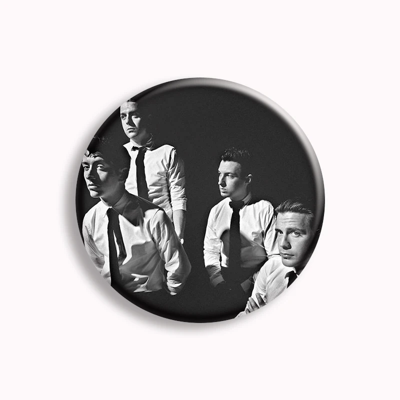 Vintage Arctic Monkeys Music Band Album Cover Button Pin Metal Badge Retro Rap Hip Hop Rock Brooch Music Lover Collect Fans Gift