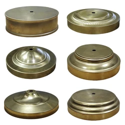 150mm of Brass desk lamp lampshade claw unpolished ceramic vase lid copper cover customizble DIY copper Lighting accessories