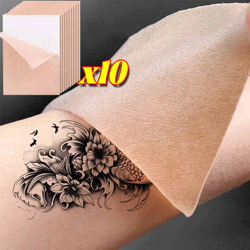 10PCS Invisible Skin Concealer Scar Patches Waterproof Temporary Tattoos Scar Cover Stickers Concealing Hide Tape Makeup Tools
