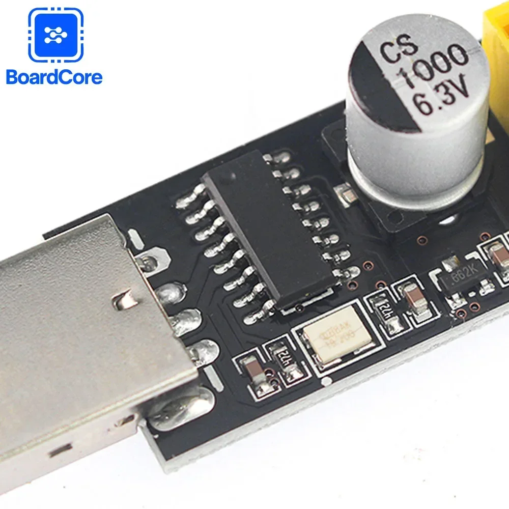Módulo WIFI inalámbrico USB a ESP8266, placa adaptadora serie, comunicación para PC/MCU, módulo de placa de desarrollo para Arduino DIY, 1 ud.