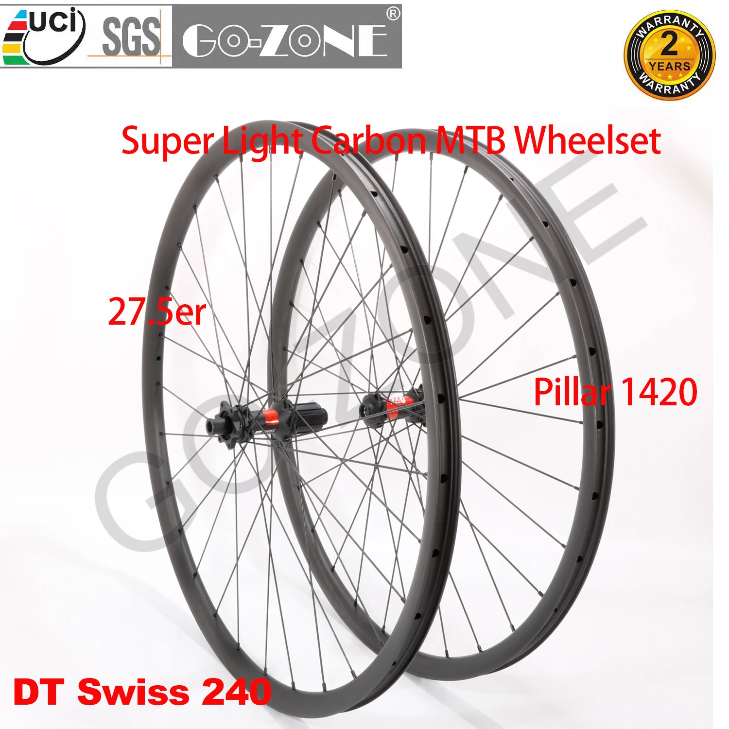 Ultra Light 27.5er MTB Wheels Carbon Tubeless Ratchet System DT 240  UCI pproved 27.5inch Carbon MTB Wheels