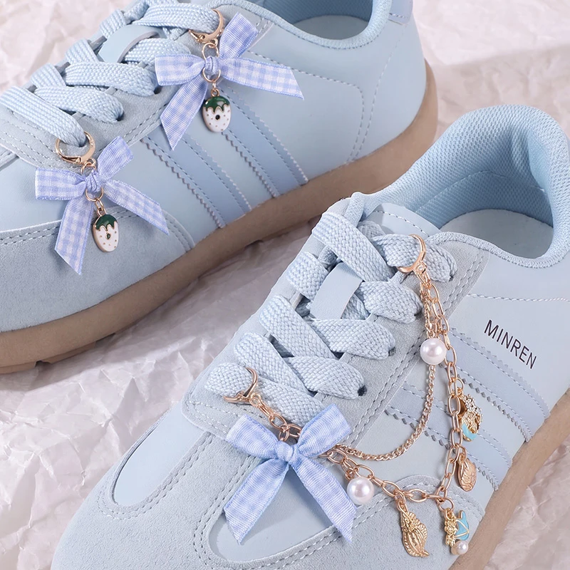 3/9 Stück/Set Schuhclips mit Schleife – Niedliche Schuhverzierungen mit Schleifenband für Crocs, Sneaker und Sandalen.