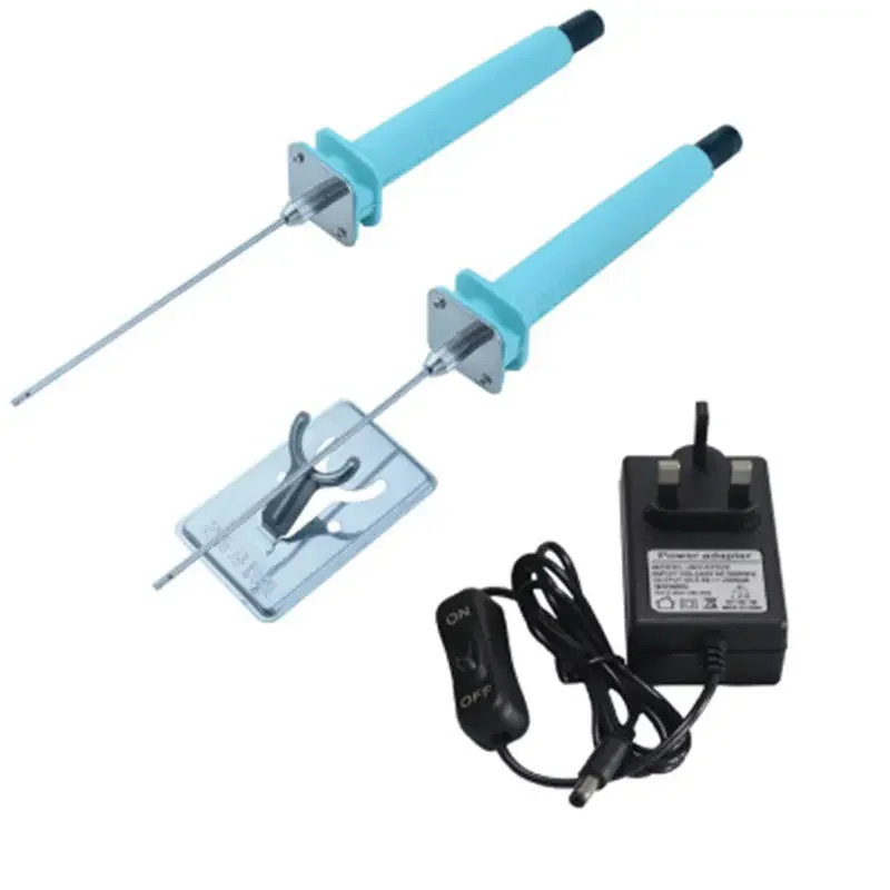 Elektryczny nóż do styropianu ze stali nierdzewnej 30W 10CM, maszyna do cięcia pianki polistyrenowej, długopis AC100-240V, przenośny styropian z wtyczką EU 9V