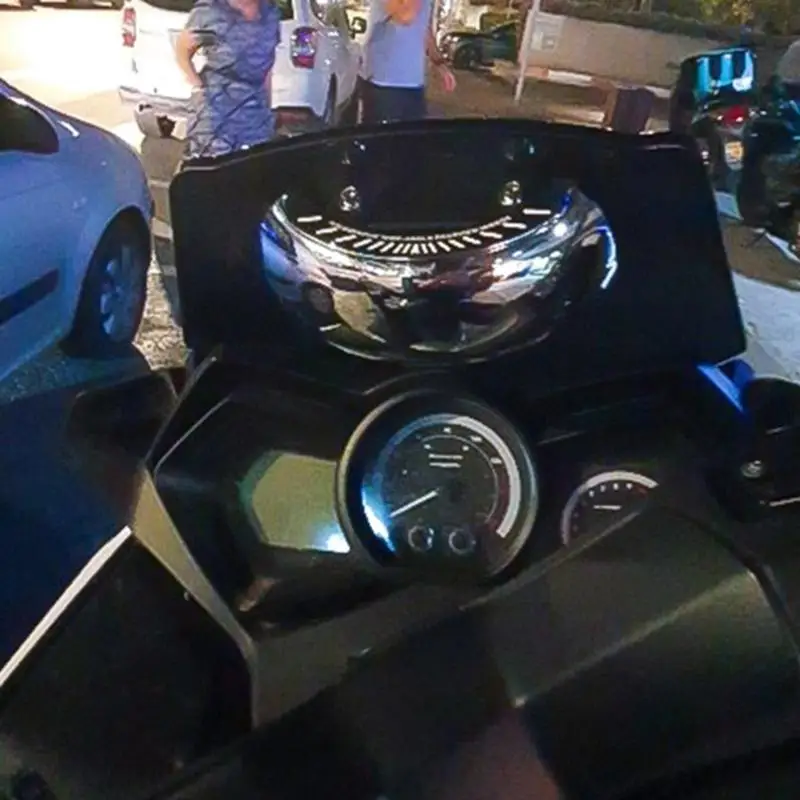 Motorcycle Scootor Bike Windscreen 180 Degree-Holographic Wide Blind Spot Rearview Mirror Fit for R1200GS R1250GS