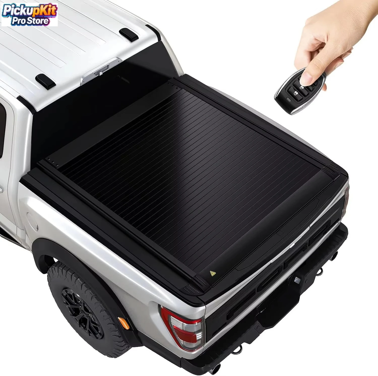 

Advanced Waterproof 5ft Electric Retractable Tonneau Cover for Tacoma Wireless Remote Control No-Drill Installation Accessory