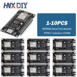 1-10 Stück ESP8266 serielles Port-WLAN-Modul NodeMCU Lua V3 Internet der Dinge Entwicklungsboard TYPE-C-Schnittstelle CH340
