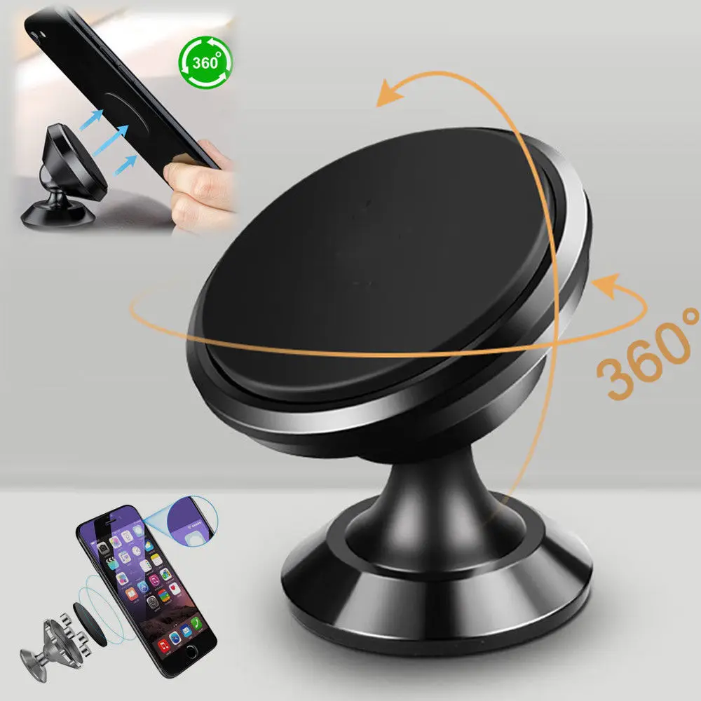 1Pc Magnetic Car Phone Holder With Air Outlet And Magnetic Snap Fastener For Universal Multifunctional Automotive Brackets